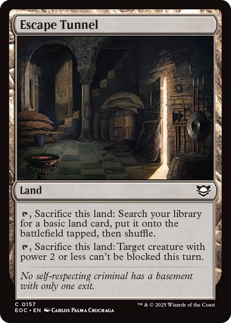 Escape Tunnel [Edge of Eternities Commander] | L.A. Mood Comics and Games