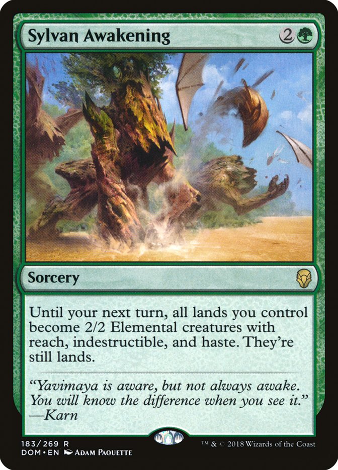 Sylvan Awakening [Dominaria] | L.A. Mood Comics and Games