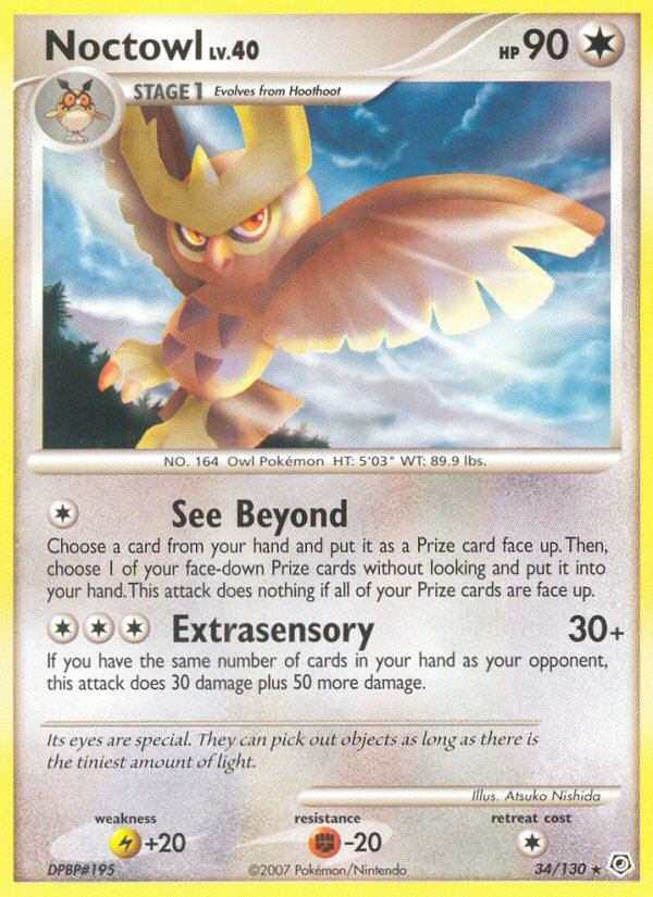 Noctowl (34/130) [Diamond & Pearl: Base Set] | L.A. Mood Comics and Games