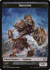 Illusion // Skeleton Double-Sided Token [Dungeons & Dragons: Adventures in the Forgotten Realms Commander Tokens] | L.A. Mood Comics and Games