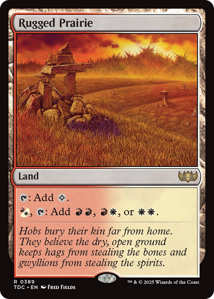 Rugged Prairie [Tarkir: Dragonstorm Commander] | L.A. Mood Comics and Games