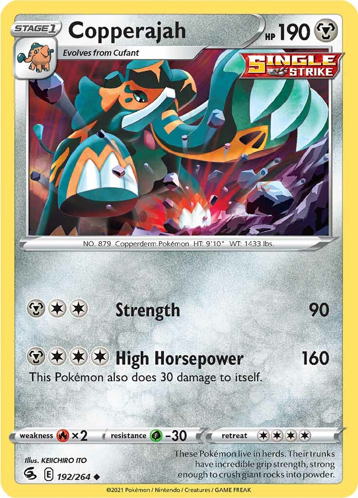 Copperajah (192/264) [Sword & Shield: Fusion Strike] | L.A. Mood Comics and Games