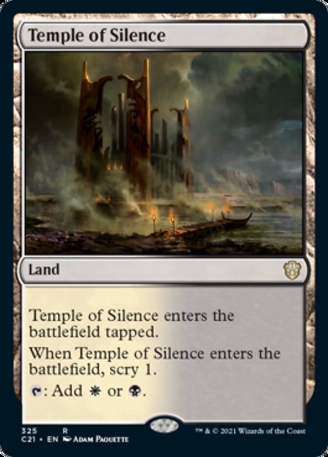 Temple of Silence [Commander 2021] | L.A. Mood Comics and Games