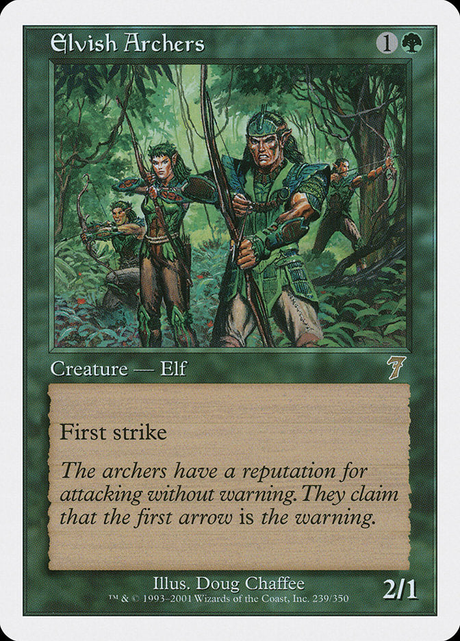 Elvish Archers [Seventh Edition] | L.A. Mood Comics and Games