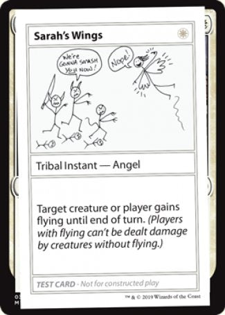 Sarah's Wings (2021 Edition) [Mystery Booster Playtest Cards] | L.A. Mood Comics and Games