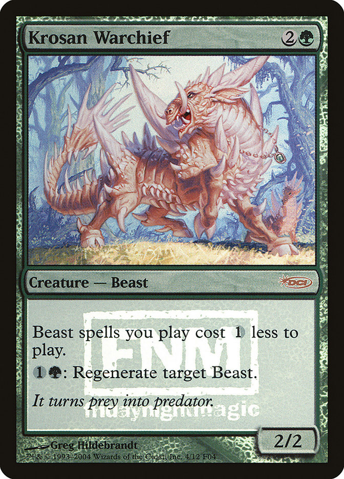Krosan Warchief [Friday Night Magic 2004] | L.A. Mood Comics and Games