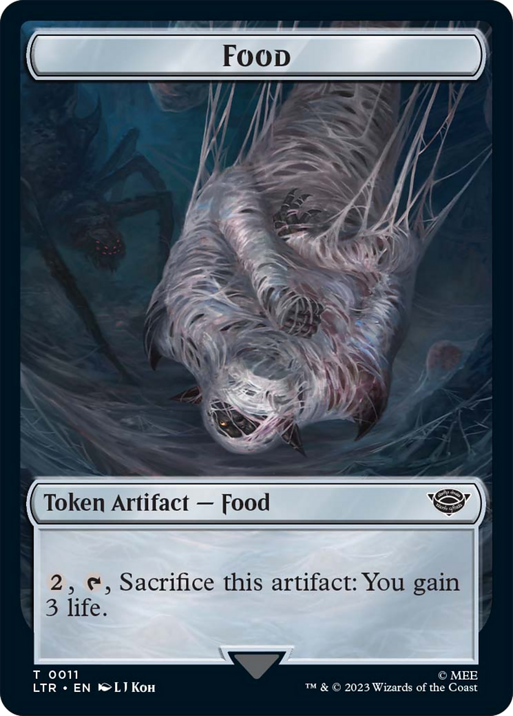 Ballistic Boulder // Food Token (11) Double-Sided Token [The Lord of the Rings: Tales of Middle-Earth Tokens] | L.A. Mood Comics and Games