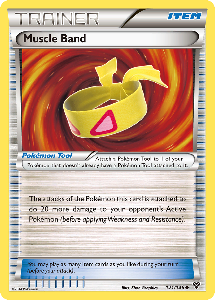 Muscle Band (121/146) [XY: Base Set] | L.A. Mood Comics and Games