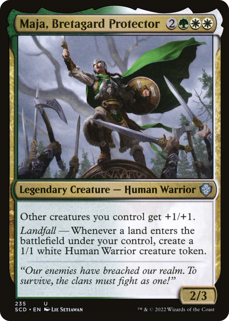 Maja, Bretagard Protector [Starter Commander Decks] | L.A. Mood Comics and Games