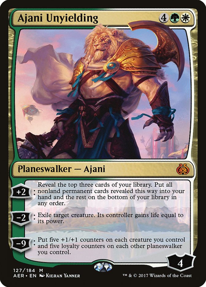 Ajani Unyielding [Aether Revolt] | L.A. Mood Comics and Games