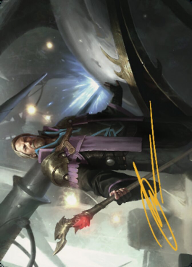 Urza, Prince of Kroog Art Card (Gold-Stamped Signature) [The Brothers' War Art Series] | L.A. Mood Comics and Games
