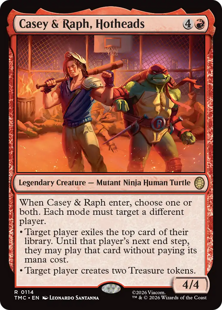 Casey & Raph, Hotheads [Teenage Mutant Ninja Turtles Commander] | L.A. Mood Comics and Games