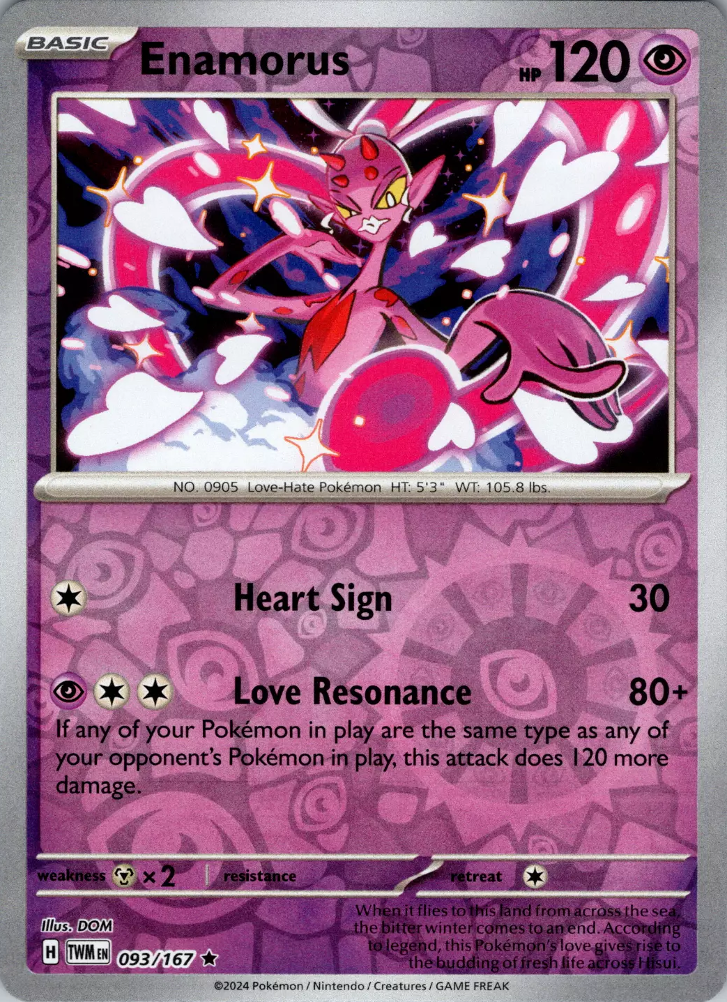 Enamorus (093/167) [Scarlet & Violet: Twilight Masquerade] | L.A. Mood Comics and Games