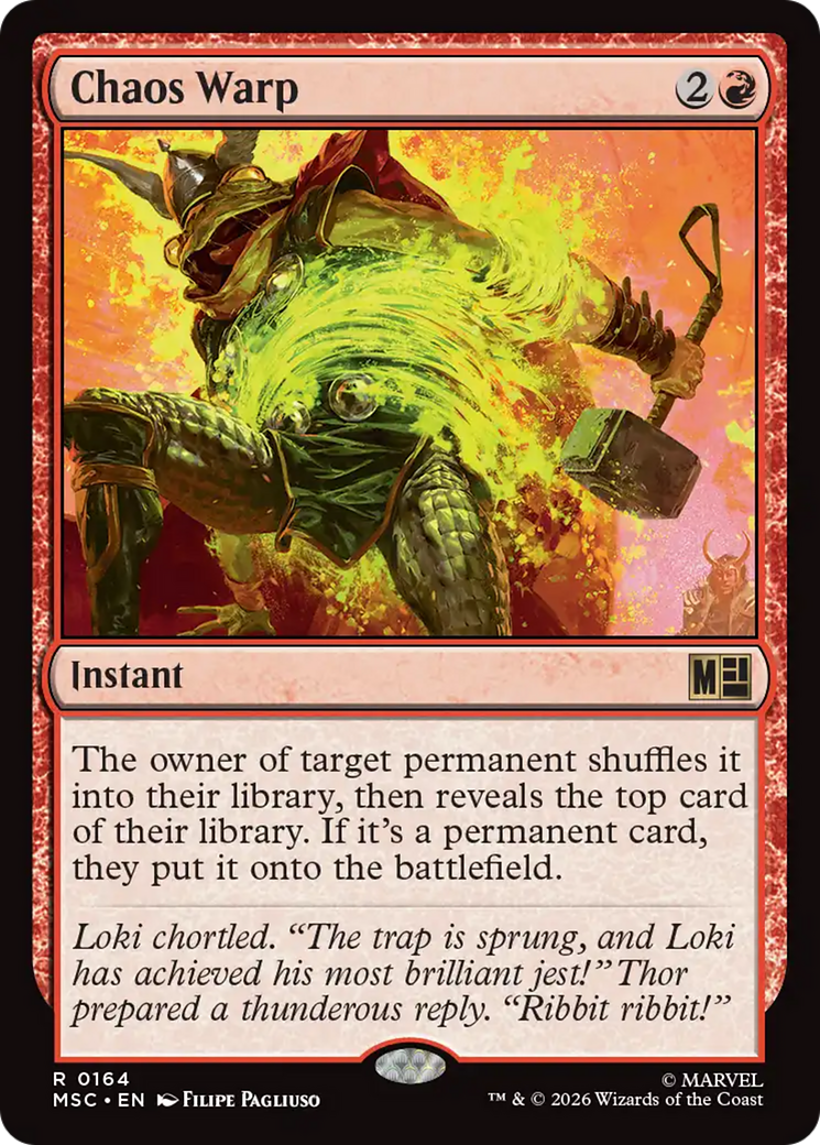 Chaos Warp (Surge Foil) [Marvel Super Heroes Commander] | L.A. Mood Comics and Games