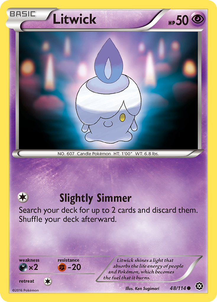 Litwick (48/114) [XY: Steam Siege] | L.A. Mood Comics and Games