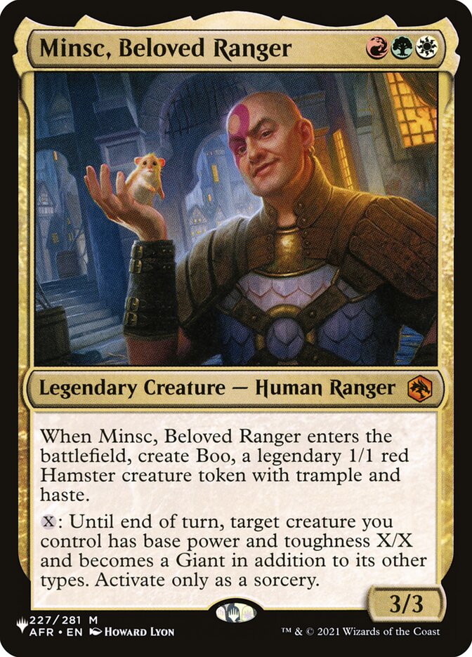 Minsc, Beloved Ranger [The List] | L.A. Mood Comics and Games