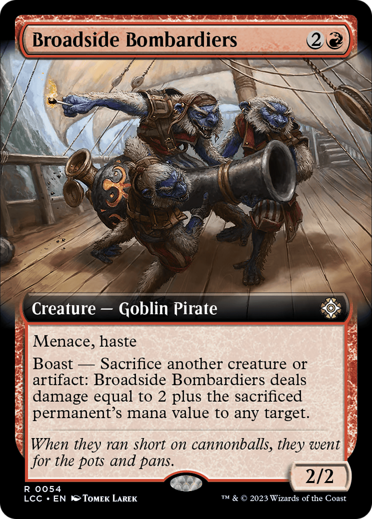 Broadside Bombardiers (Extended Art) [The Lost Caverns of Ixalan Commander] | L.A. Mood Comics and Games