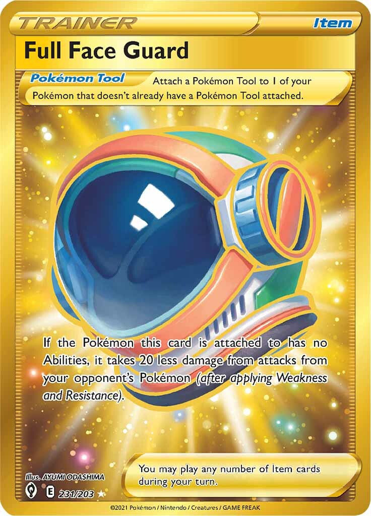 Full Face Guard (231/203) [Sword & Shield: Evolving Skies] | L.A. Mood Comics and Games