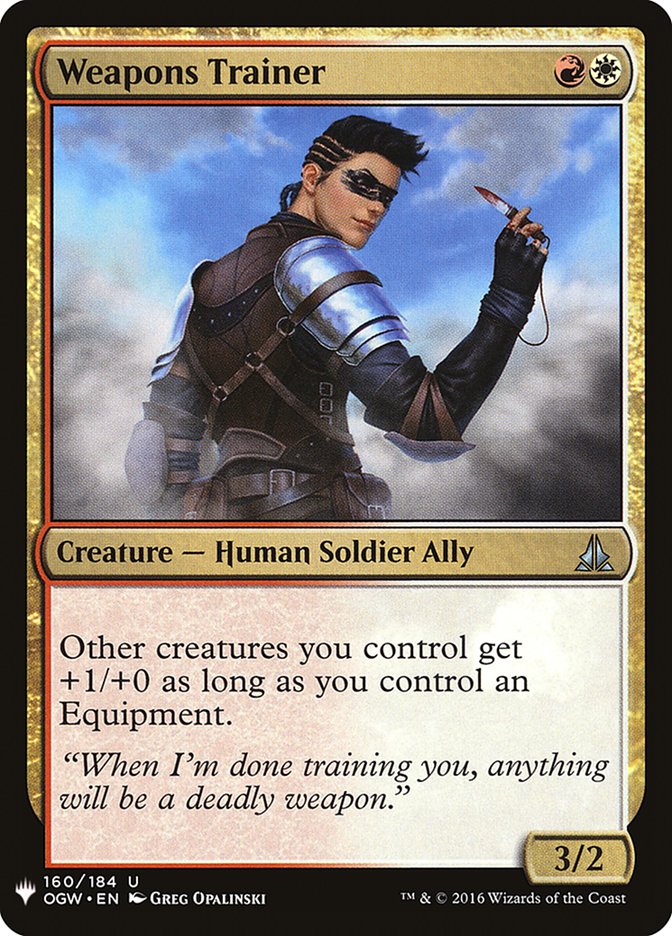Weapons Trainer [Mystery Booster] | L.A. Mood Comics and Games