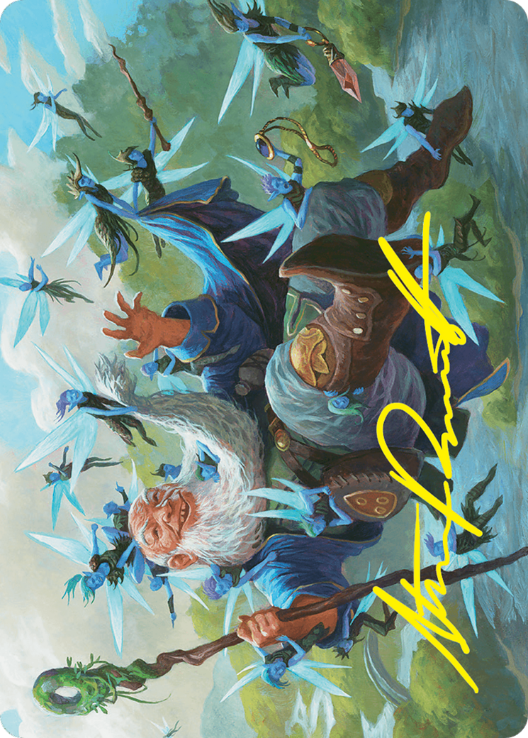Mischievous Mystic Art Card (7/54) (Gold-Stamped Signature) [Foundations Art Series] | L.A. Mood Comics and Games