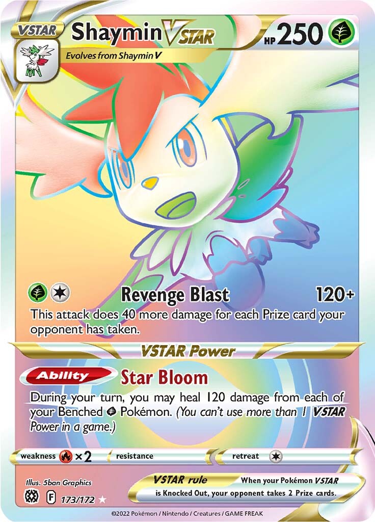 Shaymin VSTAR (173/172) [Sword & Shield: Brilliant Stars] | L.A. Mood Comics and Games