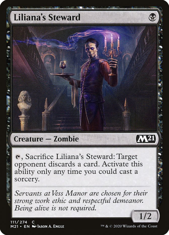 Liliana's Steward [Core Set 2021] | L.A. Mood Comics and Games