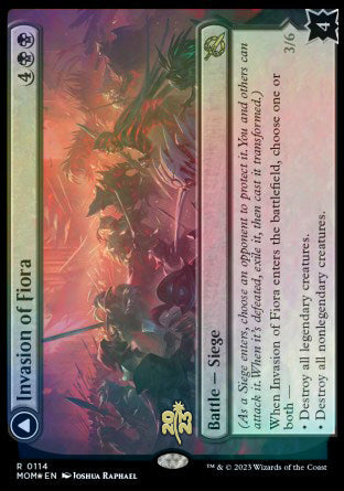 Invasion of Fiora // Marchesa, Resolute Monarch [March of the Machine Prerelease Promos] | L.A. Mood Comics and Games