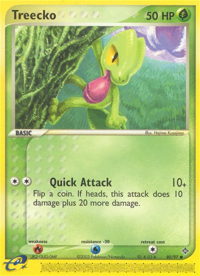 Treecko (80/97) [EX: Dragon] | L.A. Mood Comics and Games