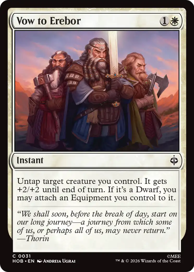 Vow to Erebor [The Hobbit] | L.A. Mood Comics and Games