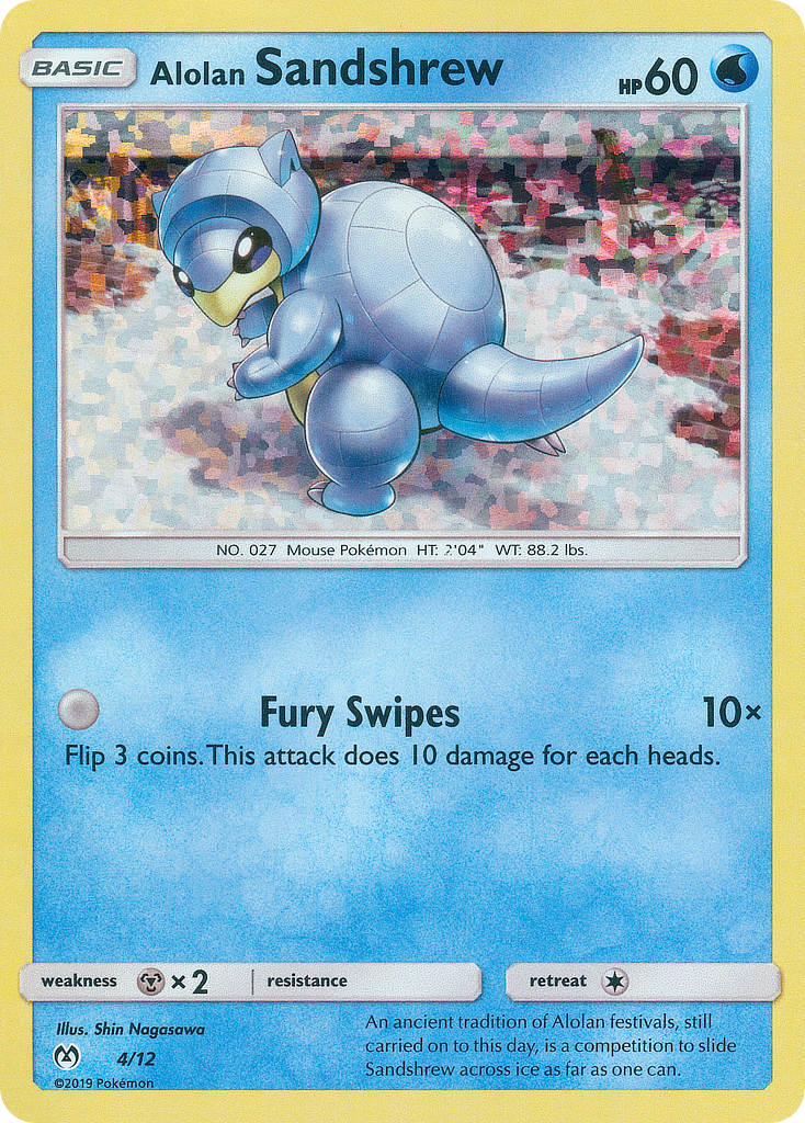 Alolan Sandshrew (4/12) [McDonald's Promos: 2019 Collection] | L.A. Mood Comics and Games