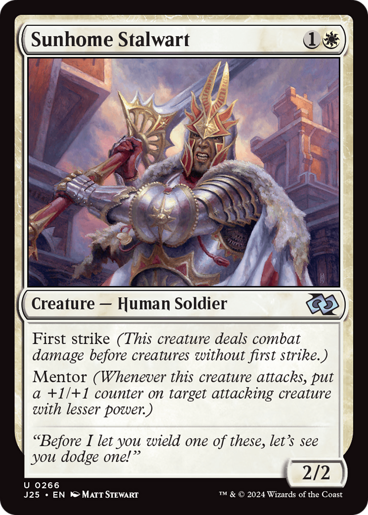 Sunhome Stalwart [Foundations Jumpstart] | L.A. Mood Comics and Games