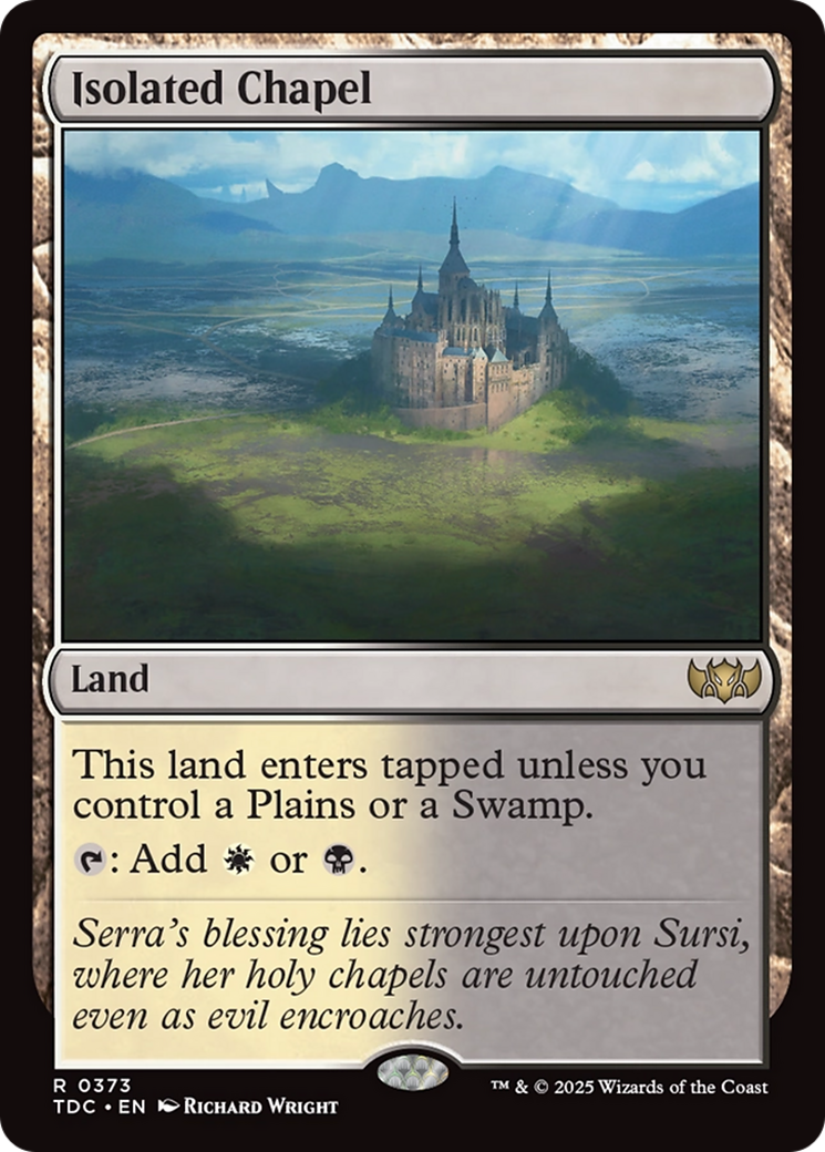 Isolated Chapel [Tarkir: Dragonstorm Commander] | L.A. Mood Comics and Games