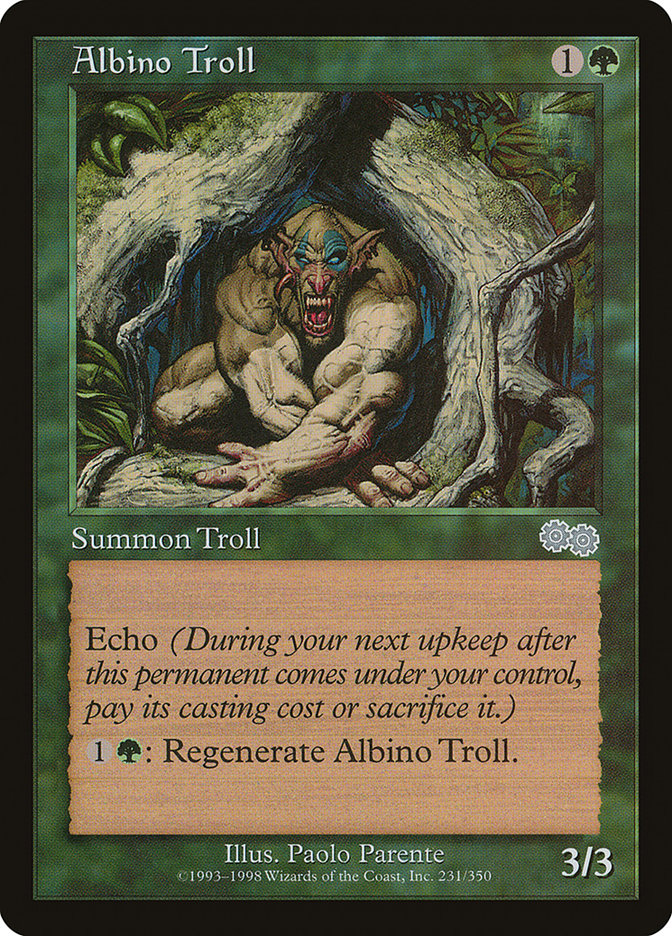 Albino Troll [Urza's Saga] | L.A. Mood Comics and Games