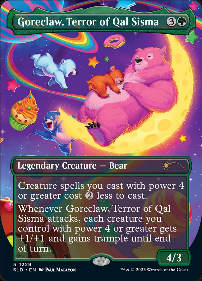 Goreclaw, Terror of Qal Sisma (Borderless) [Secret Lair Drop Series] | L.A. Mood Comics and Games
