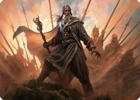 Hazezon, Shaper of Sand Art Card [Dominaria United Art Series] | L.A. Mood Comics and Games