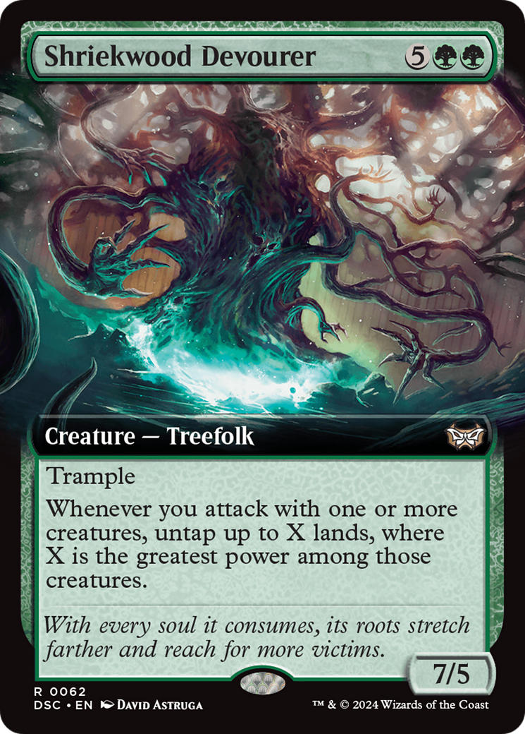 Shriekwood Devourer (Extended Art) [Duskmourn: House of Horror Commander] | L.A. Mood Comics and Games