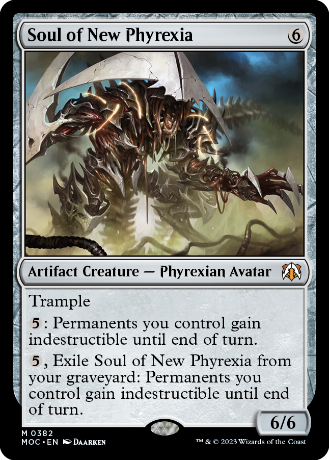 Soul of New Phyrexia [March of the Machine Commander] | L.A. Mood Comics and Games