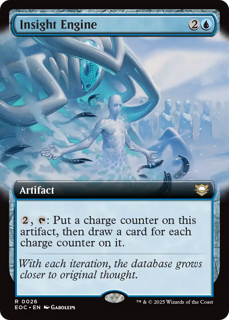 Insight Engine (Extended Art) [Edge of Eternities Commander] | L.A. Mood Comics and Games