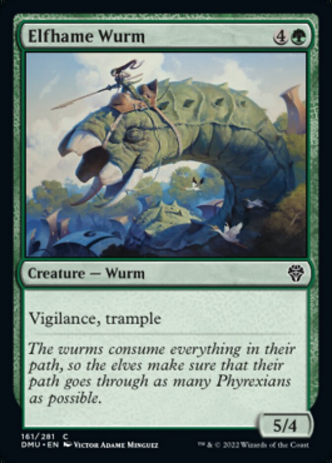 Elfhame Wurm [Dominaria United] | L.A. Mood Comics and Games