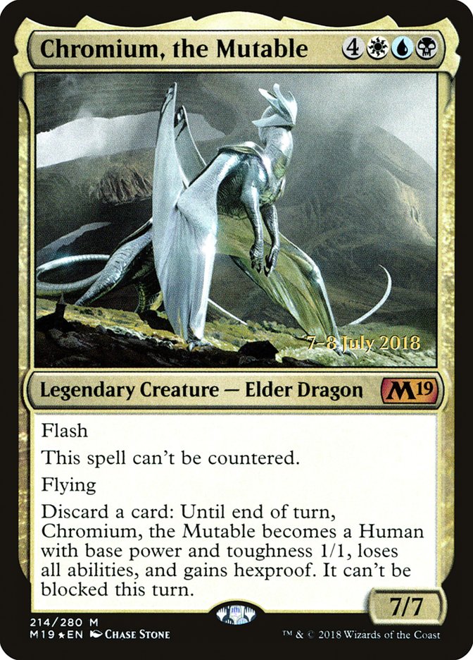 Chromium, the Mutable [Core Set 2019 Prerelease Promos] | L.A. Mood Comics and Games