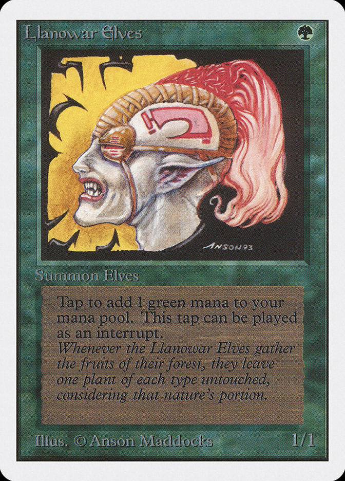 Llanowar Elves [Unlimited Edition] | L.A. Mood Comics and Games