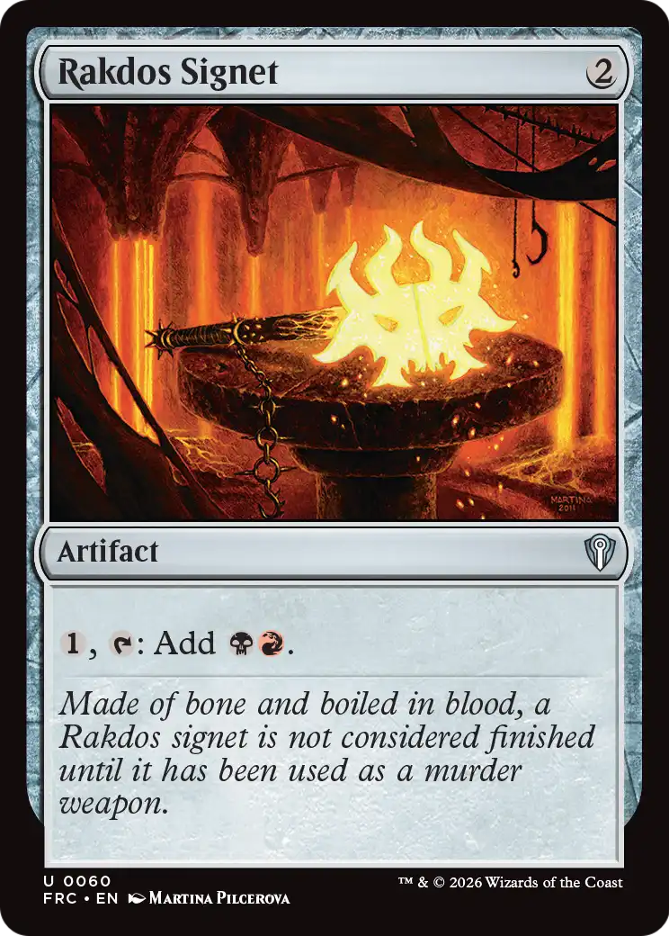 Rakdos Signet [Reality Fracture Commander] | L.A. Mood Comics and Games