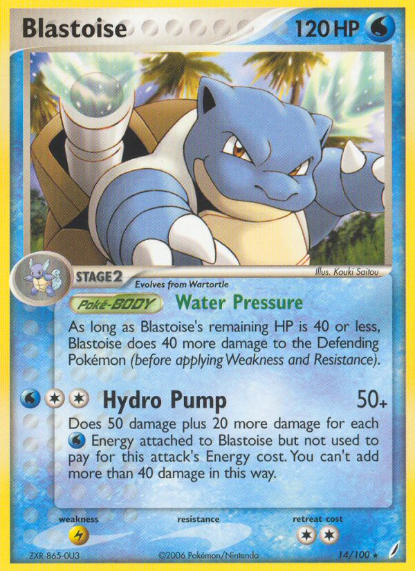 Blastoise (14/100) [EX: Crystal Guardians] | L.A. Mood Comics and Games