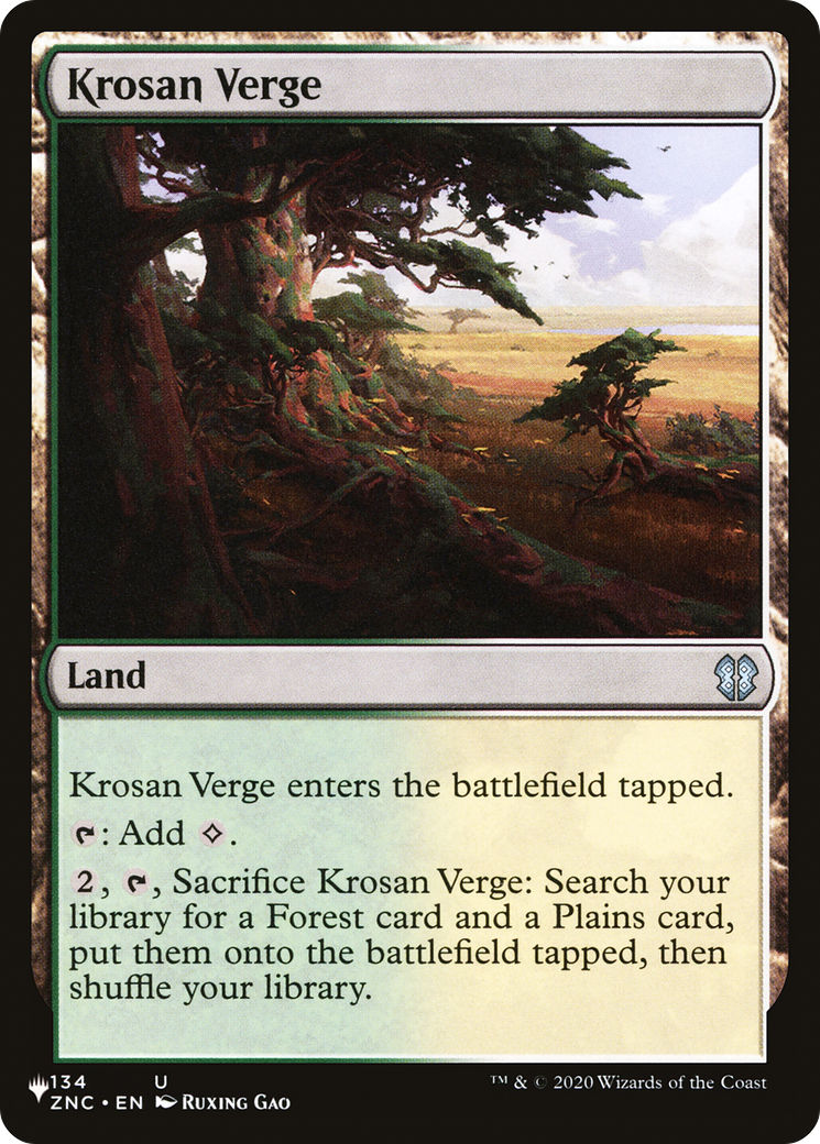 Krosan Verge (ZNC) [The List] | L.A. Mood Comics and Games