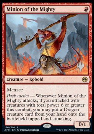 Minion of the Mighty (Promo Pack) [Dungeons & Dragons: Adventures in the Forgotten Realms Promos] | L.A. Mood Comics and Games