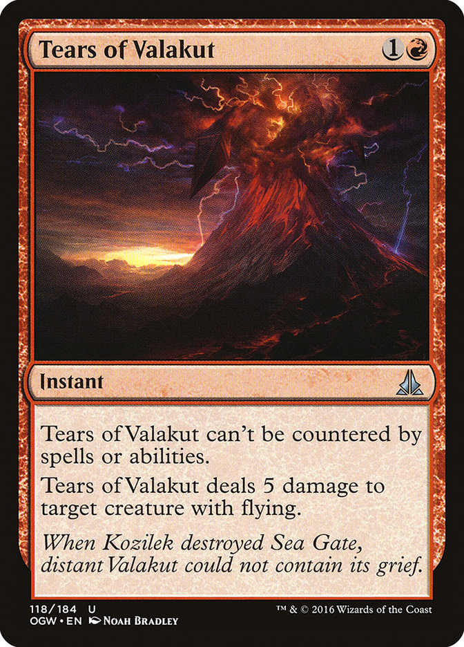 Tears of Valakut [Oath of the Gatewatch] | L.A. Mood Comics and Games