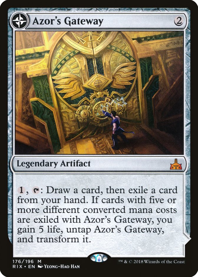 Azor's Gateway // Sanctum of the Sun [Rivals of Ixalan] | L.A. Mood Comics and Games