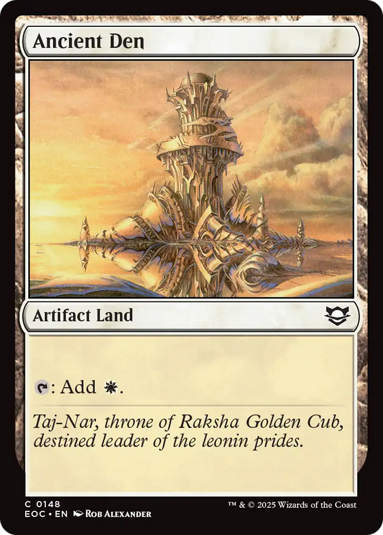 Ancient Den [Edge of Eternities Commander] | L.A. Mood Comics and Games