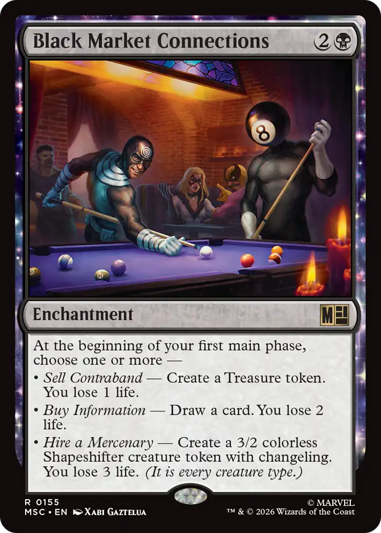 Black Market Connections (Surge Foil) [Marvel Super Heroes Commander] | L.A. Mood Comics and Games