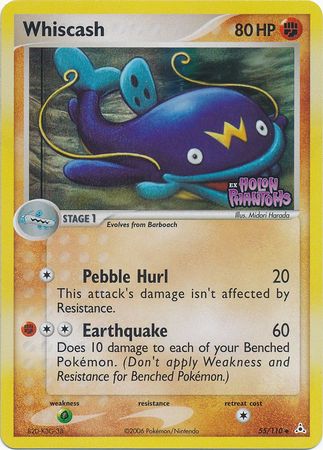 Whiscash (55/110) (Stamped) [EX: Holon Phantoms] | L.A. Mood Comics and Games
